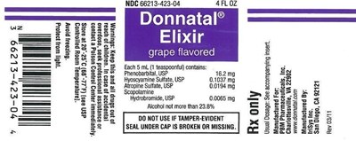Example Bottle Lable (Donnatal 4oz Lbl Rev 0311)